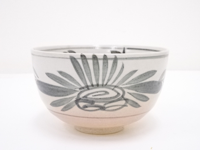 JAPANESE TEA CEREMONY / TEA BOWL CHAWAN / KYO WARE 